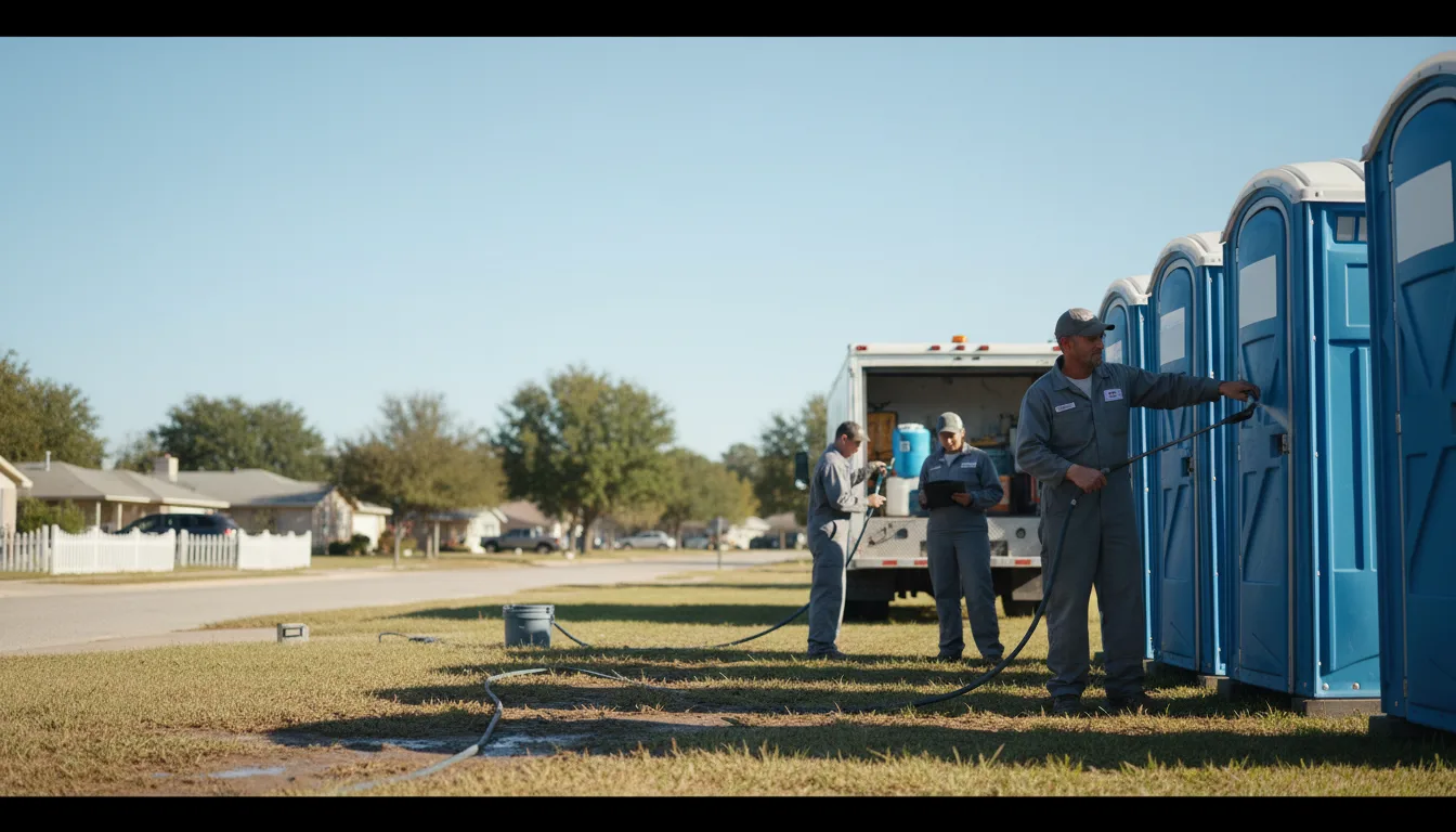 Long-Term Portable Toilet Rental in Nacogdoches, TX near me